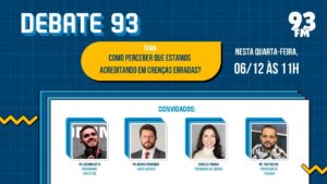 Engano – Como perceber que posso estar acreditando em uma crença errada? – Debate 93 – 06/12/2023