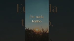Eu nada sou sem Ti… #GabrielaRocha