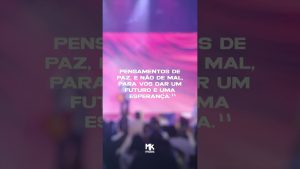O Senhor tem pensamentos de paz a seu respeito! Creia nessa verdade! #Maranata #SamuelMessias