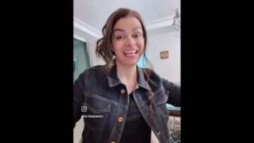 Damares cantando a música “A Tenda”