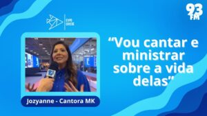 Entrevista com a cantora Jozyanne na Expo Cristã 2024 – Rádio 93FM