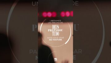 Use o áudio do lançamento “Deus Preparou Tudo” nos seus